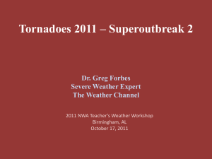 Tornadoes, Rating Tornadoes, and a Terrible 2011