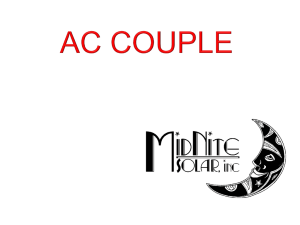 AC coupling Generic shorter