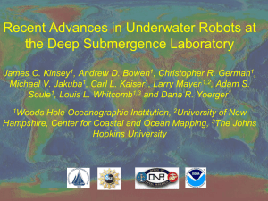 Recent Advances in Underwater Robots at the Deep