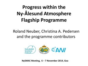 NPI –Atmospheric Programme