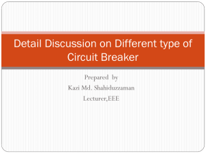 Detail Discussion on Different type of Circuit Breaker