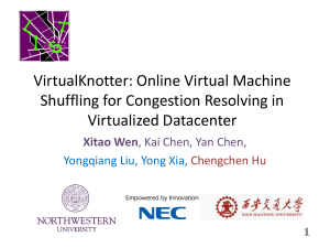 VirtualKnotter: Online Virtual Machine Shuffling for Congestion