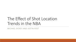 The Effect of Shot Location Trends in the NBA