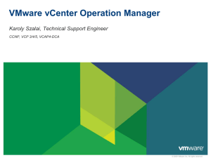 VMware vCenter Operation Manager