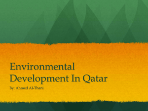 Environmental Development In Qatar