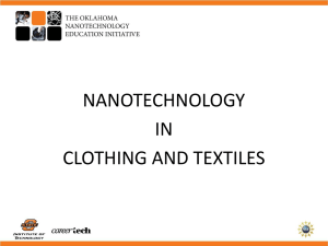 nanotechnology in home furnishings