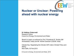 Nuclear or Unclear - Council on Energy, Environment and Water