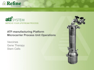 MBI F4 Fermentation Process Operation Sensors, Monitoring and