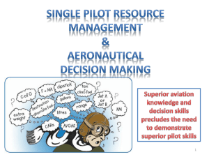 Single-Pilot Resource Management