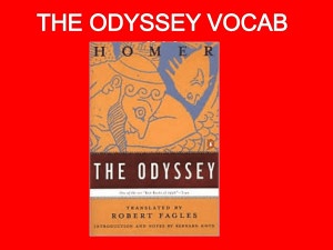 Vocab 12 Odyssey