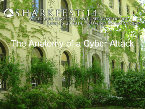 Anatomy of a Cyber Attack - SharkFest