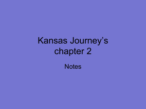 Kansas Journey PPT Ch. 2