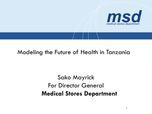 Modeling the Future of Health in Tanzania