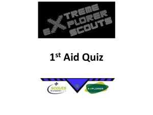 Mike`s first aid quiz - Lupine Adventure Co