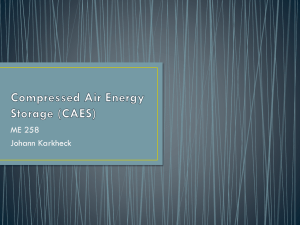JFK - Compressed Air Energy Storage (CAES).