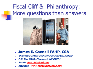 Fiscal Cliff presentation November 2012