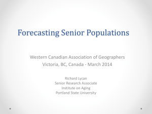 Forecasting Senior Populations