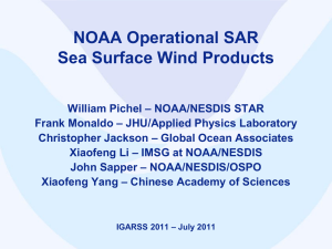 SAR winds operational – May 2011