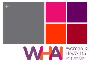 Provincial WHAI 2012-2013 - AIDS Committee of North Bay & Area
