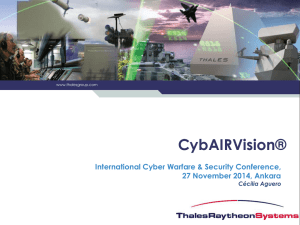 Ms. Cecilia AGUERO Cyber Technical Capture, Thales Raytheon
