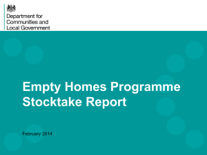 How Can We Maximise the Number of Empty Properties