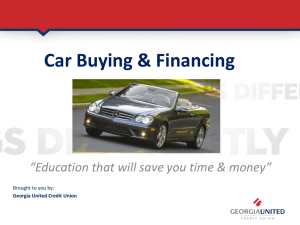 Car Buying & Financing - Georgia Tech Office of Human Resources