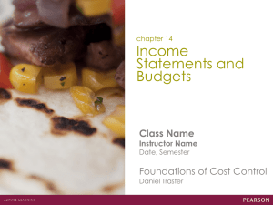 On income statement