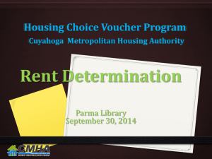Rent Determination Presentation from 9/30/2013