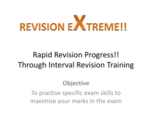 Rapid Revision Progress!! - science