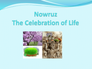 NowRuz The Celeberation of Life
