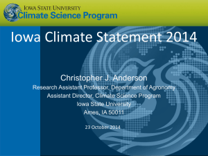 Iowa Climate Educators Forum_Climate Change in Iowa_Chris Anderson