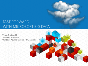 Microsoft Big Data TDM Deck