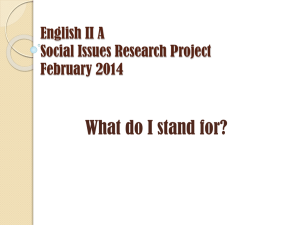 Social Injustice Research Paper
