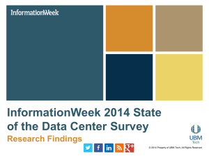 InformationWeek 2014 State Of The Data Center Survey