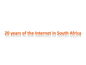 History of the Internet in South Africa