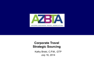 Strategic Sourcing - Arizona Business Travel Association