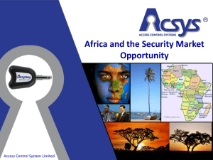 the Presentation - Global Security Industry Alliance
