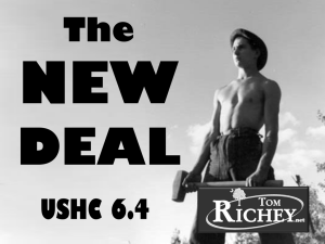 The New Deal (USHC 6.4)