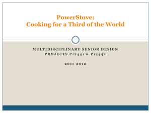 Cook Stove Project Overview Slides - Edge