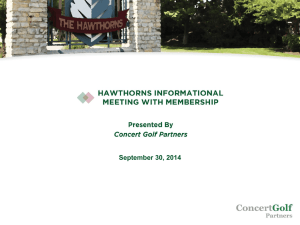 questions - Concert Golf Partners