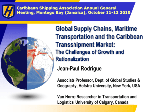 Global Supply Chains, Maritime Transportation and the