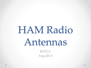 HAM Radio Antennas - Bluffdale Emergency Amateur Radio Service