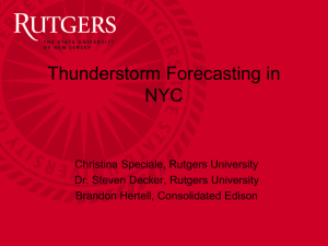 Improving New York City Thunderstorm Forecasts
