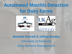 Automated Mastitis Detection for Dairy Farms - Amanda