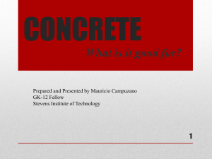 CONCRETE - Stevens Institute of Technology