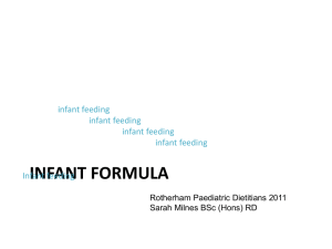 Infant formula - steppyorks.nhs.uk