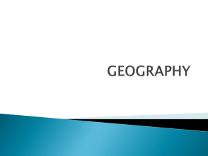 Geography Maps and Terms