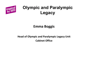 Olympic & Paralympic Legacy