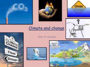 Topic 2 - Climate & Change