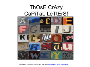 ThOsE CrAzy CaPiTaL LeTtErS!